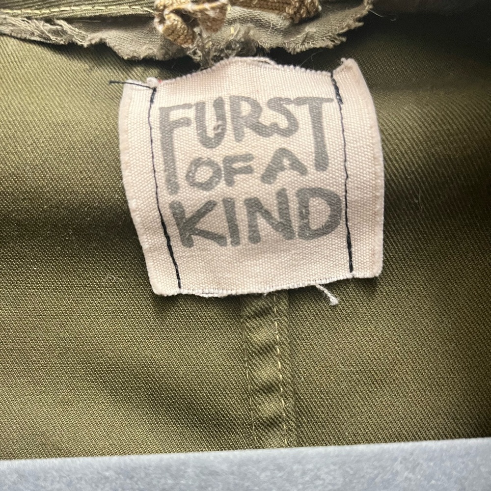 FURST OF A KIND sequin Peacock Army Jacket - Picture 2 of 5